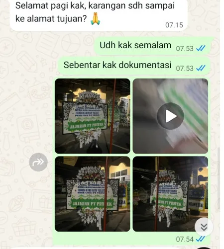 Pengiriman Papan Bunga Selamat Paninggilan