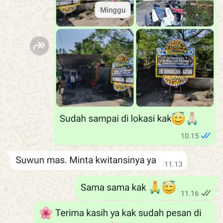 Pengiriman Papan Bunga Duka Paninggilan