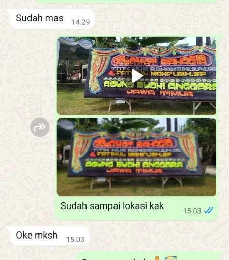 Pengiriman Papan Bunga Paninggilan