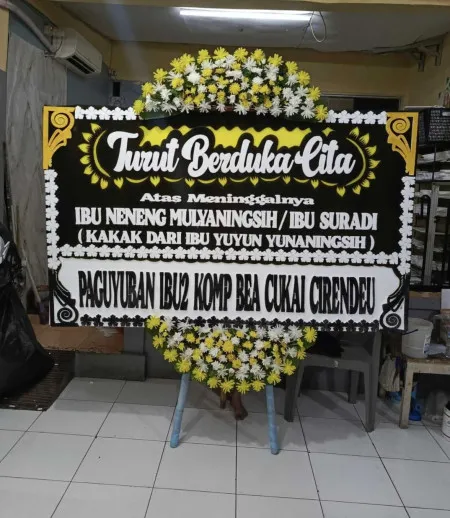 Papan Bunga Duka Paninggilan